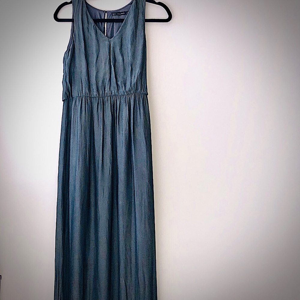 🦜Zara Fun Belted Maxi Dress, with Side Slit🦜 - Picture 4 of 8